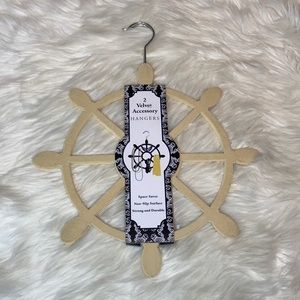 2 velvet boat helm scarf jewelry organizer holder